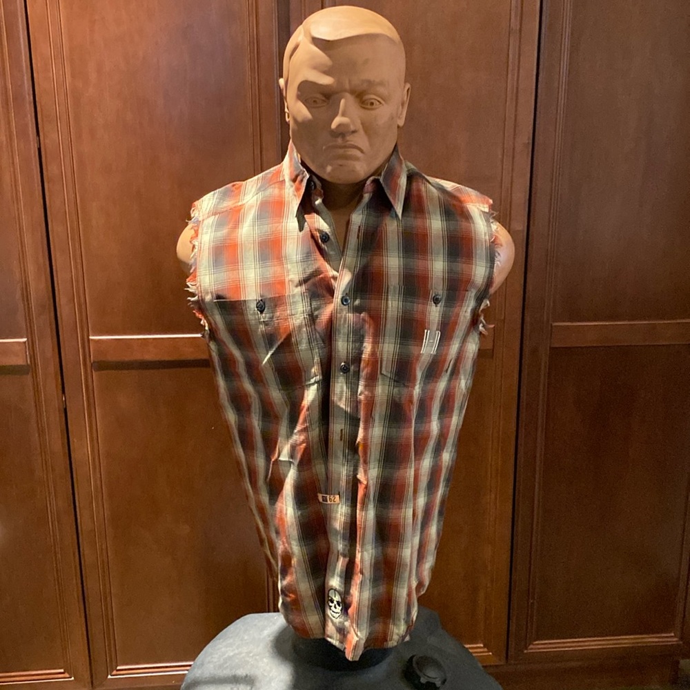 Men’s Harley Davidson Plaid Tank